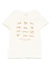 Trussardi Junior Graphic-print T-shirt In Neutrals