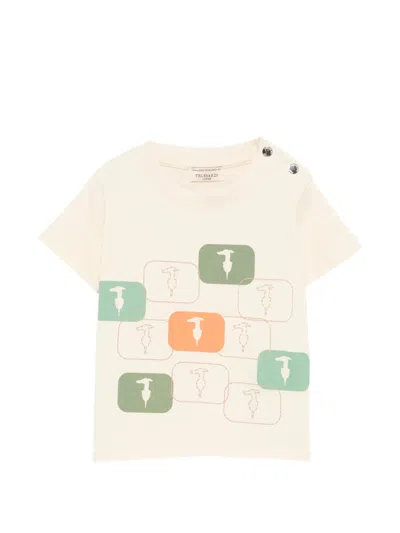 Trussardi Junior Babies' Graphic-print T-shirt In Pink