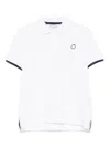 Trussardi Junior Logo-appliqué Polo Shirt In White