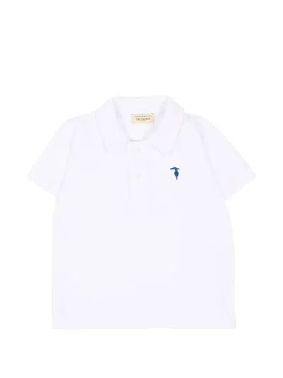 Trussardi Junior Babies' Logo-detail Polo Shirt In White