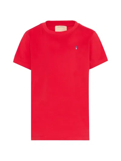 Trussardi Junior Kids' Logo-detail Short-sleeve T-shirt In Red