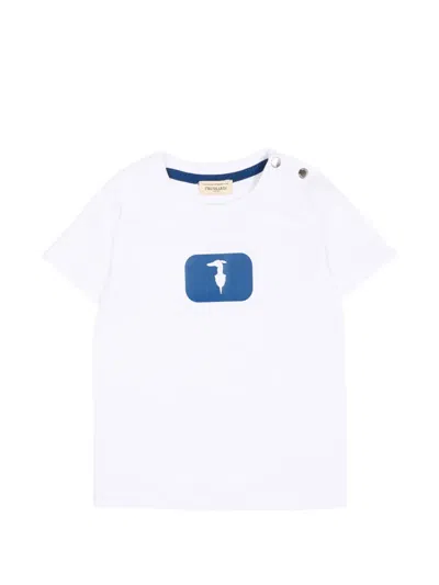Trussardi Junior Babies' Logo-detail T-shirt In White