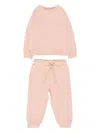 Trussardi Junior Logo-detail Tracksuit In Pink