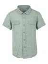 Trussardi Junior Logo-embroidered Shirt In Green