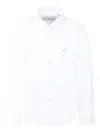 Trussardi Junior Logo-embroidered Shirt In White