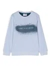 TRUSSARDI JUNIOR LOGO-PRINT SWEATSHIRT