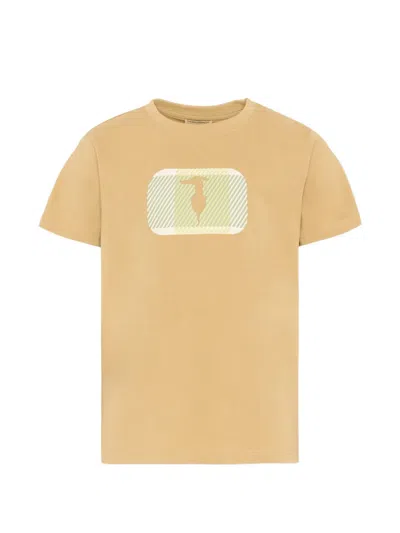 Trussardi Junior Logo-print T-shirt In Multi