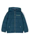 Trussardi Junior Padded Jacket In Blue