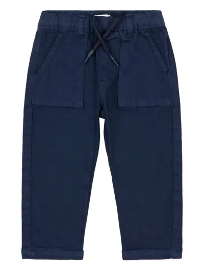 Trussardi Junior Babies' Patch-pockets Trousers In Blue