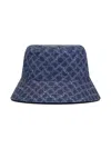 Trussardi Junior Reversible Logo-print Bucket Hat In Blue