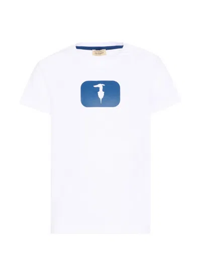 Trussardi Junior Short-sleeve T-shirt In White