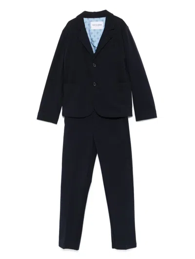 Trussardi Junior Kids' Single-breasted Suit In Blue