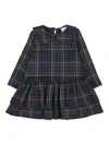 Trussardi Junior Tartan Ruffled Dress In Multi