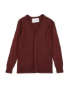 Trussardi Junior Babies'  Toddler Boy Cardigan Chocolate Brown Size 6 Merino Wool, Acrylic
