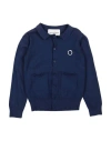 Trussardi Junior Toddler Boy Cardigan Navy Size 6 Cotton In Navy