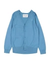 Trussardi Junior Toddler Boy Cardigan Pastel Blue Size 6 Merino Wool, Acrylic