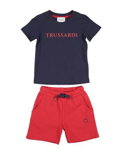 Trussardi Junior Babies'  Toddler Boy Co-ord Midnight Blue Size 6 Cotton