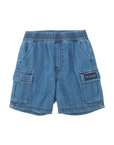 Trussardi Junior Babies'  Toddler Boy Denim Shorts Blue Size 6 Cotton