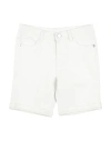 Trussardi Junior Toddler Boy Denim Shorts White Size 6 Cotton, Lycra In White