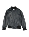 Trussardi Junior Toddler Boy Jacket Midnight Blue Size 6 Lambskin, Acrylic, Polyester, Elastane In Blue