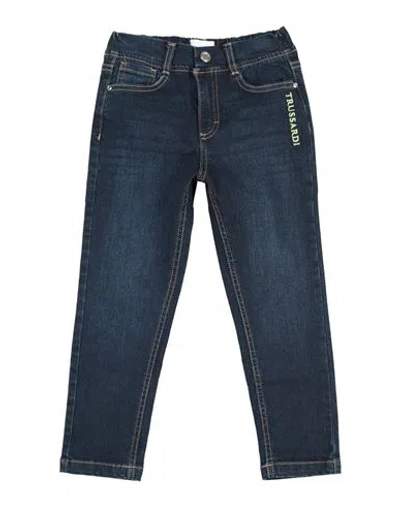 Trussardi Junior Babies'  Toddler Boy Jeans Blue Size 5 Cotton, Polyester, Elastane