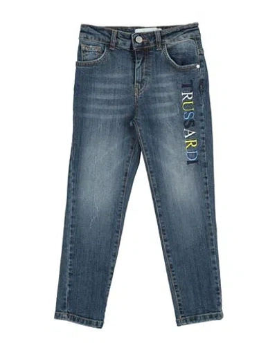 Trussardi Junior Babies'  Toddler Boy Jeans Blue Size 6 Cotton, Elastane