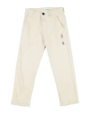 Trussardi Junior Babies'  Toddler Boy Pants Beige Size 5 Cotton, Elastane In Neutral