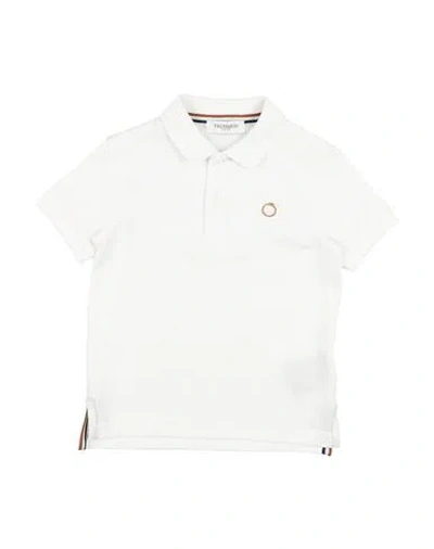 Trussardi Junior Babies'  Toddler Boy Polo Shirt White Size 3 Cotton, Polyester