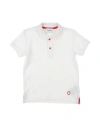 Trussardi Junior Babies'  Toddler Boy Polo Shirt White Size 5 Cotton