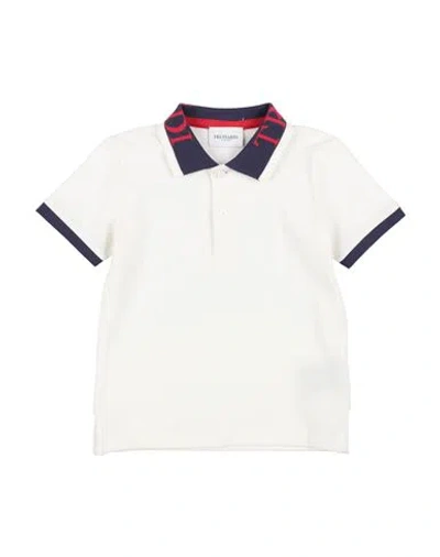 Trussardi Junior Babies'  Toddler Boy Polo Shirt White Size 6 Cotton