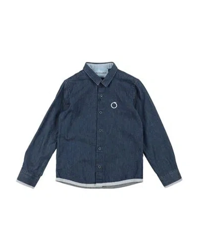 Trussardi Junior Babies'  Toddler Boy Shirt Midnight Blue Size 6 Cotton