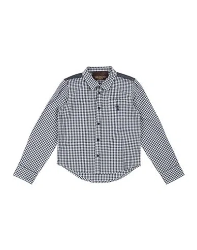 Trussardi Junior Babies'  Toddler Boy Shirt Navy Size 6 Rayon, Nylon