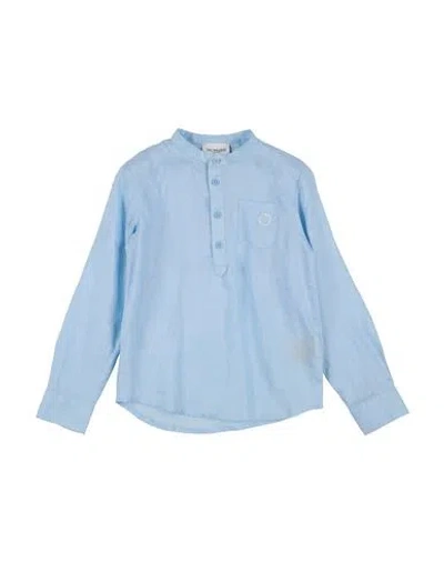 Trussardi Junior Babies'  Toddler Boy Shirt Sky Blue Size 5 Linen