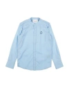 Trussardi Junior Toddler Boy Shirt Sky Blue Size 6 Cotton In Blue
