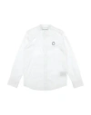 Trussardi Junior Babies' Logo-embroidered Linen Shirt In White