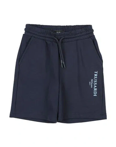 Trussardi Junior Babies'  Toddler Boy Shorts & Bermuda Shorts Navy Size 6 Cotton, Polyester In Black
