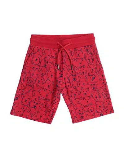 Trussardi Junior Babies'  Toddler Boy Shorts & Bermuda Shorts Red Size 6 Cotton