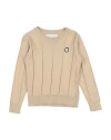 Trussardi Junior Babies'  Toddler Boy Sweater Sand Size 4 Cotton In Beige