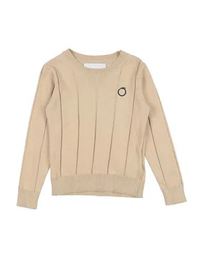 Trussardi Junior Toddler Boy Sweater Sand Size 4 Cotton In Beige