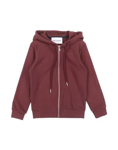Trussardi Junior Kids'  Toddler Boy Sweatshirt Dark Brown Size 6 Textile Fibers