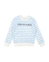 Trussardi Junior Toddler Boy Sweatshirt Light Blue Size 6 Cotton