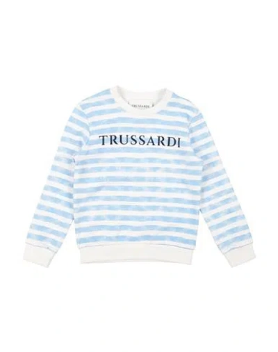 Trussardi Junior Babies'  Toddler Boy Sweatshirt Light Blue Size 6 Cotton