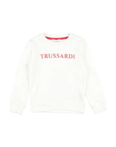 Trussardi Junior Babies'  Toddler Boy Sweatshirt Off White Size 6 Cotton
