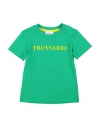 Trussardi Junior Babies'  Toddler Boy T-shirt Green Size 6 Cotton