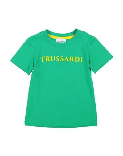 Trussardi Junior Babies'  Toddler Boy T-shirt Green Size 6 Cotton