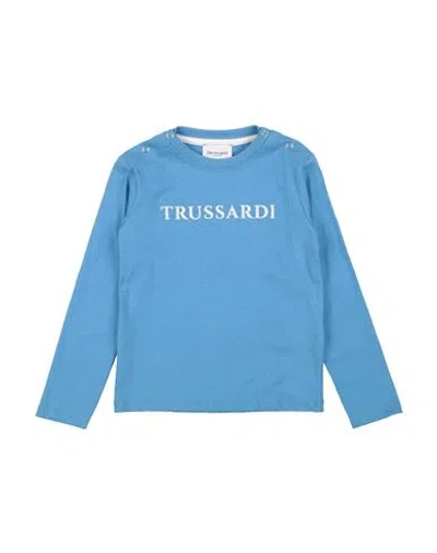 Trussardi Junior Toddler Boy T-shirt Light Blue Size 3 Cotton