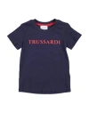 Trussardi Junior Babies'  Toddler Boy T-shirt Midnight Blue Size 6 Cotton