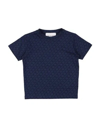 Trussardi Junior Babies'  Toddler Boy T-shirt Navy Blue Size 5 Organic Cotton