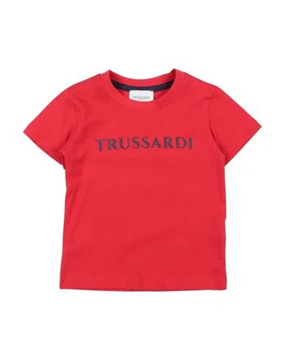 Trussardi Junior Babies'  Toddler Boy T-shirt Red Size 3 Cotton