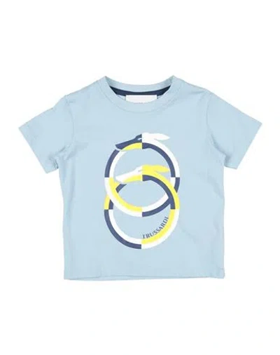 Trussardi Junior Babies'  Toddler Boy T-shirt Sky Blue Size 5 Cotton